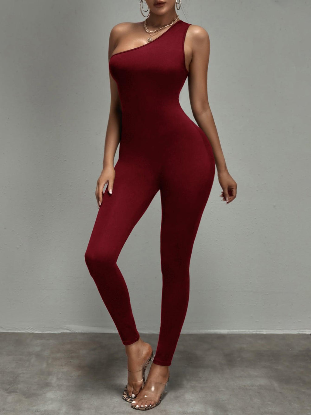Beautiful one-shoulder jumpsuit BJ0049